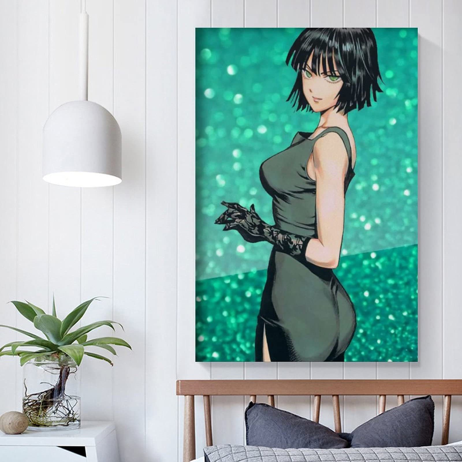 ZHYU One Punch Man Poster Décoratif Sur Toile Pour Salon, Chambre à Coucher 50 X 75 Cm