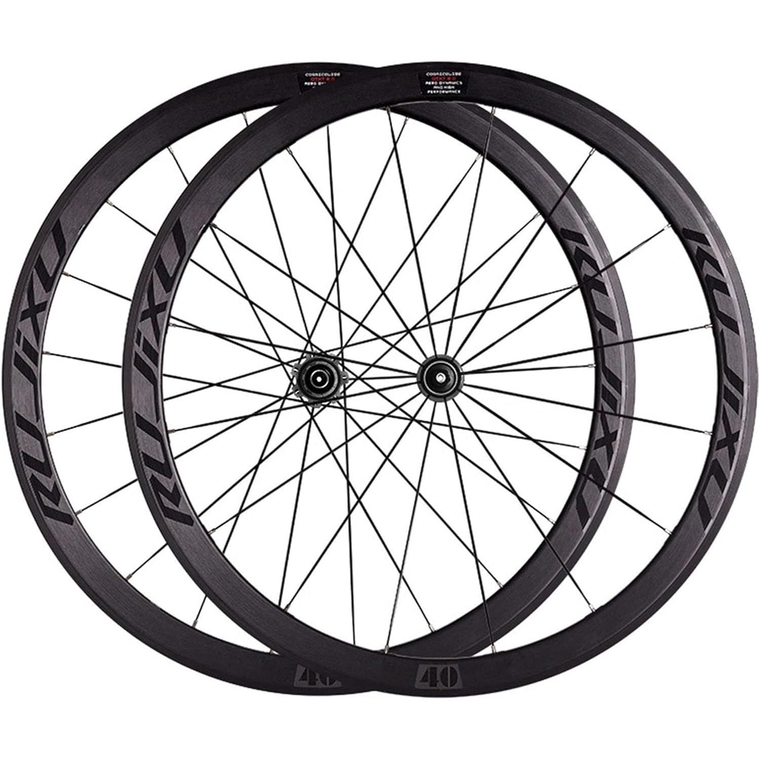 ZXGSXIOU Bike Wheelset 700C Rim 40Mm Quick Release Wheels V/C Brake Carbon Hub for 7 8 9 10 11 Speed Cassette 1925G Road Cruiser Bicycle