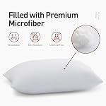 Acanva Hypoallergenic Soft Bed Pillows for Sleeping, King, 20" x 36", 2 Pack