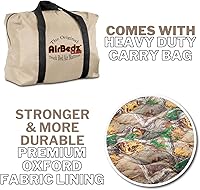 Vista 2 de Pittman Outdoors - Colchón inflable, camuflaje, para camión, colchón de aire, cama de tamaño completo larga, 8 pies de longitud con bomba de aire