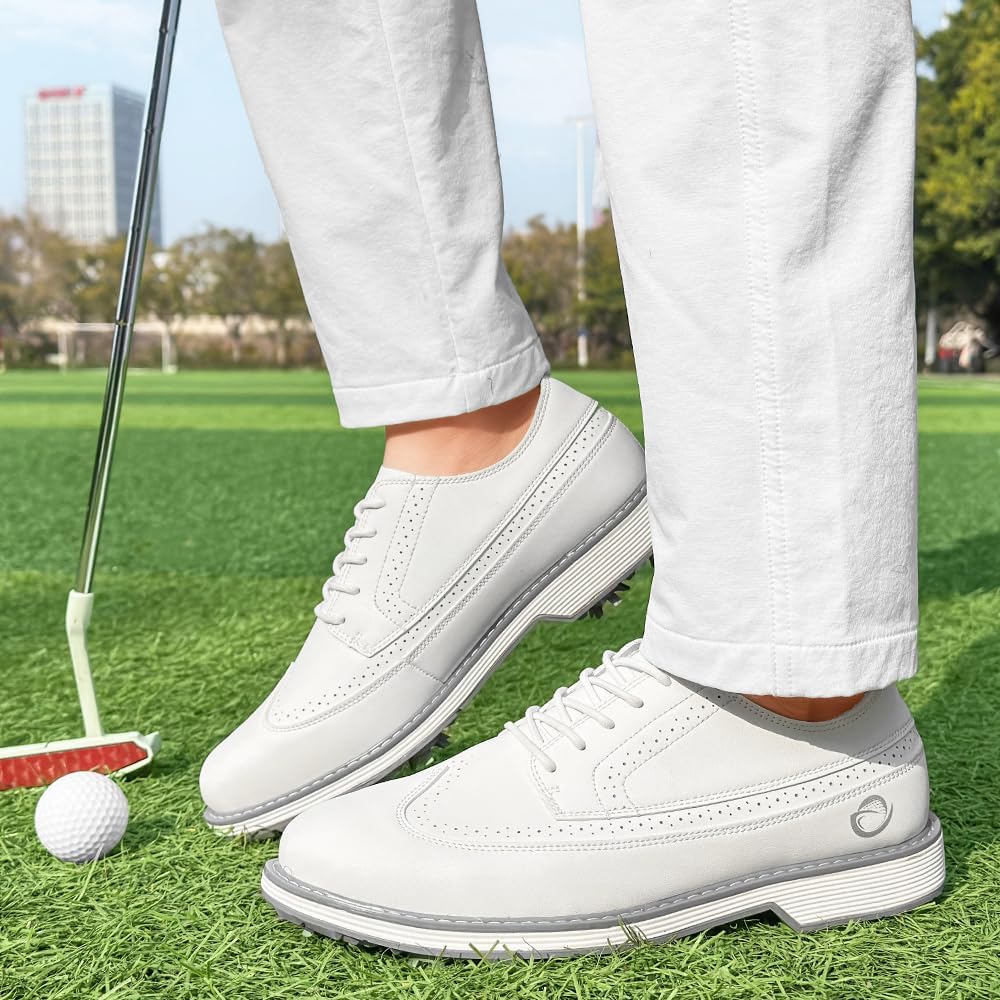 メンズ プロフェッショナル ゴルフシューズ メンズ スパイク ゴルフ スニーカー メンズ ゴルフ ウォーキング トレーニングシューズ