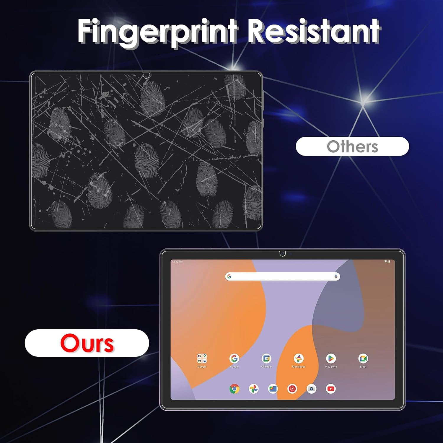 2-Pack Screen Protector Compatible with Onn 10.1" Gen4 Tablet (2024 Model) / 10.1" Kids Tablet 2024, Tempered Glass Clear Film, Anti-Scratch, 9H Hardness, Easy Installation image 5