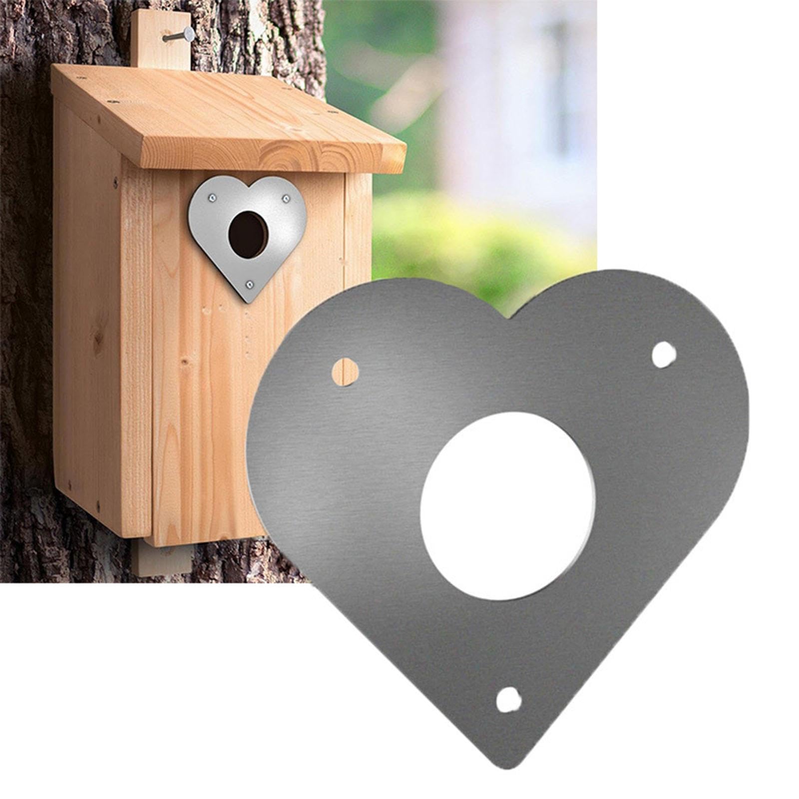 bnf® 2x Birdhouse Metal Protection Plate Protect Device Metal Bird House Guards | Home & Garden | Yard, Garden & Outdoor Living | Bird & Wildlife Accessories | Birdhouses-image-32