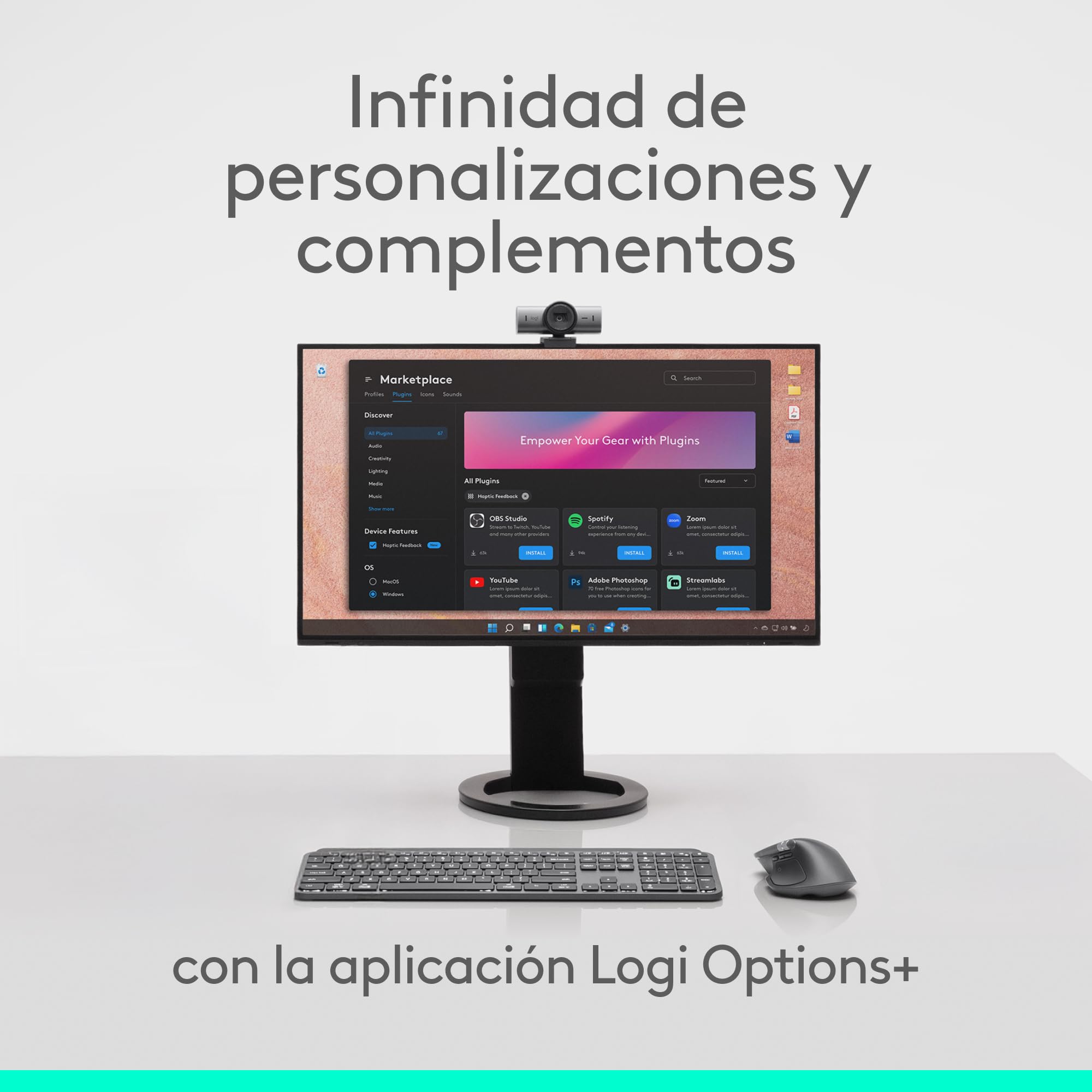 Logitech MX Master 4, ratón inalámbrico ergonómico con Respuesta háptica Avanzada, Desplazamiento ultrarrápido, Carga USB-C, Bluetooth, Windows, macOS - Negro