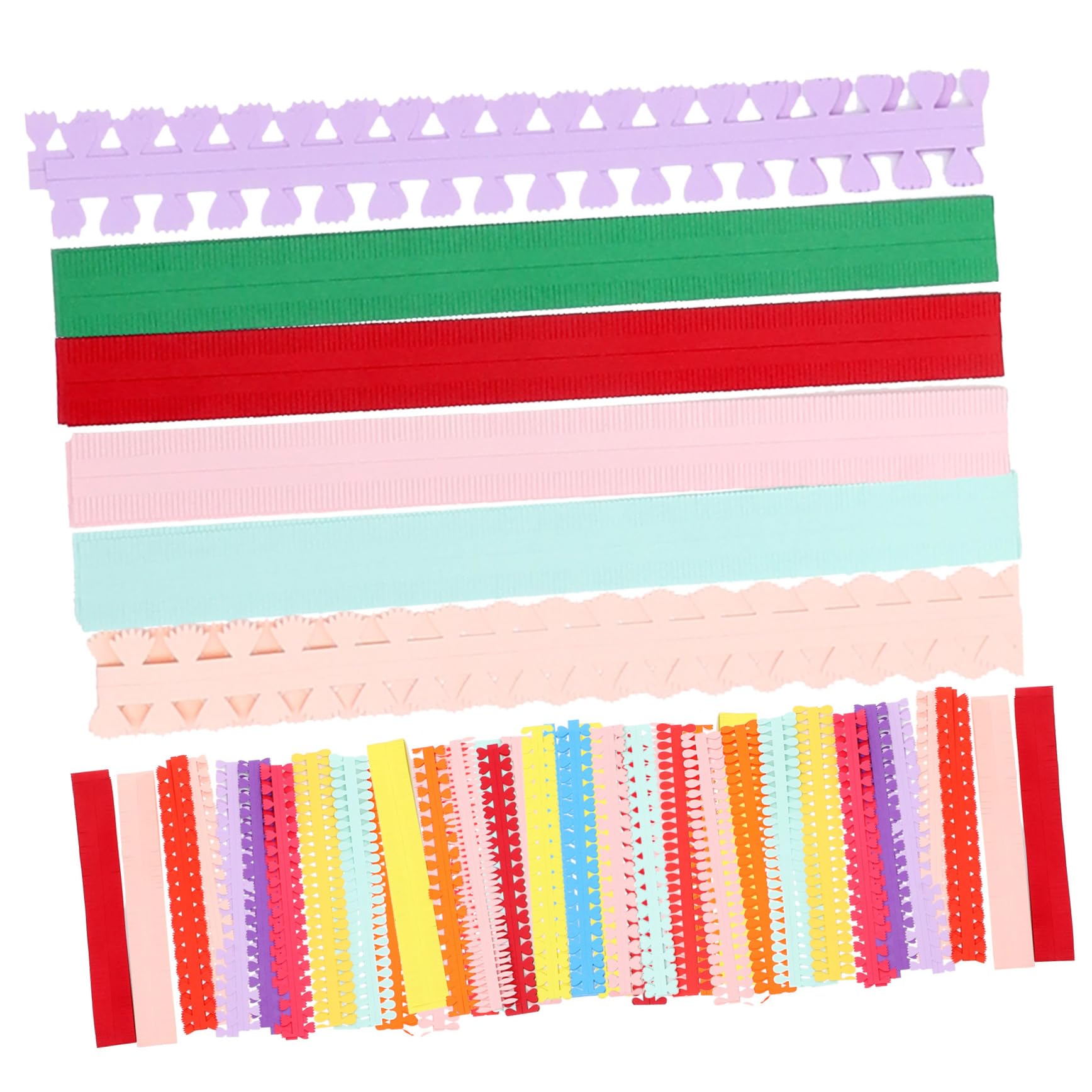 KONTONTY 80pcs Diy Paper Quilting Set Purple Flower Paper Cut-outs Flower Diy Craft Supplies