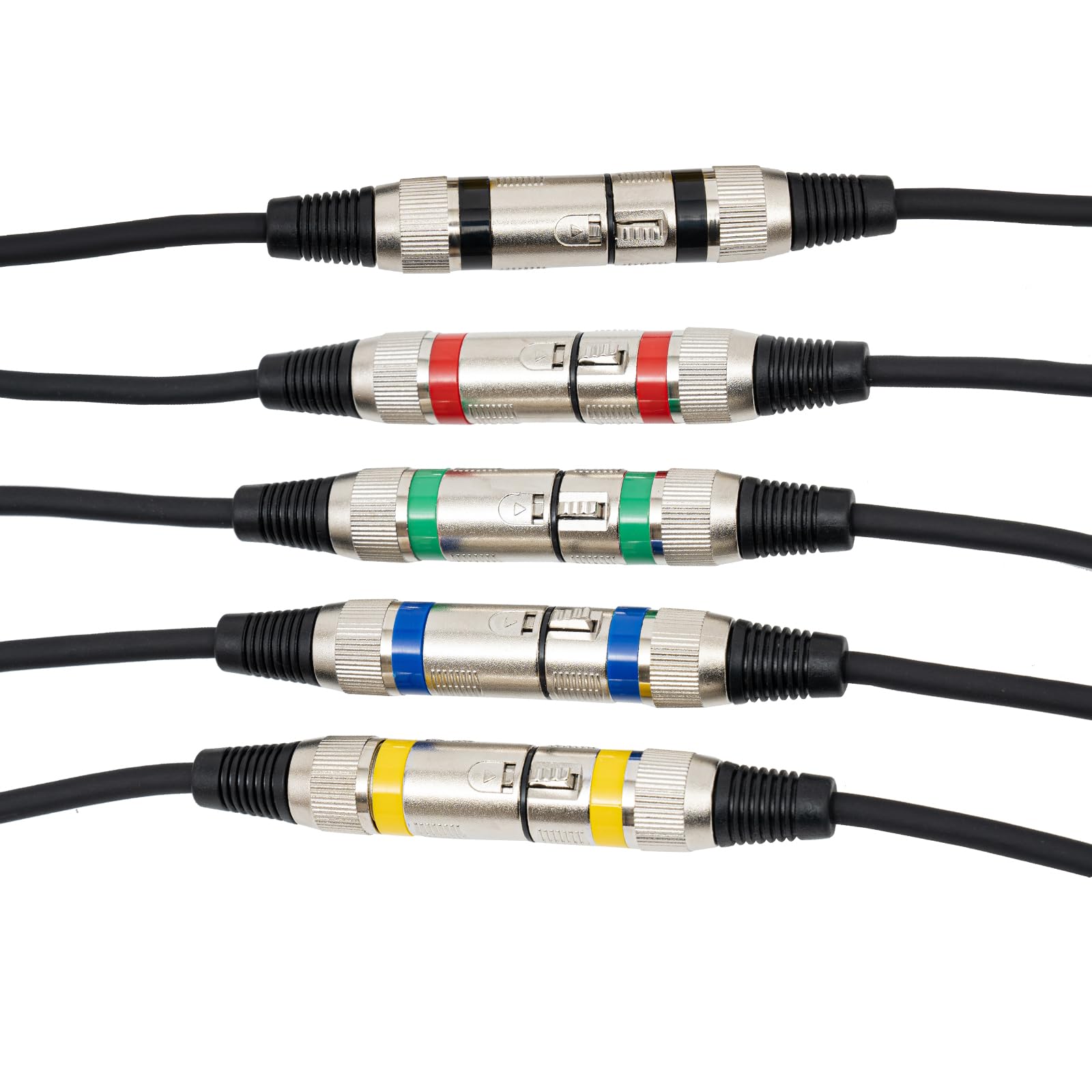 XLR kabel mikrofonowy, RVPE kabel mikrofonowy audio, 16 x 0,15 BS, do oświetlenia scenicznego, kabla komunikacyjnego DMX, zasilania fantomowego, urządzeń nagrywających (5, 3 m)