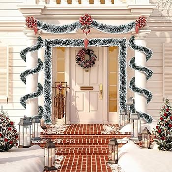 Guirlande En Sapin Artificiel Geemoo Éclairage De Noël Avec LED