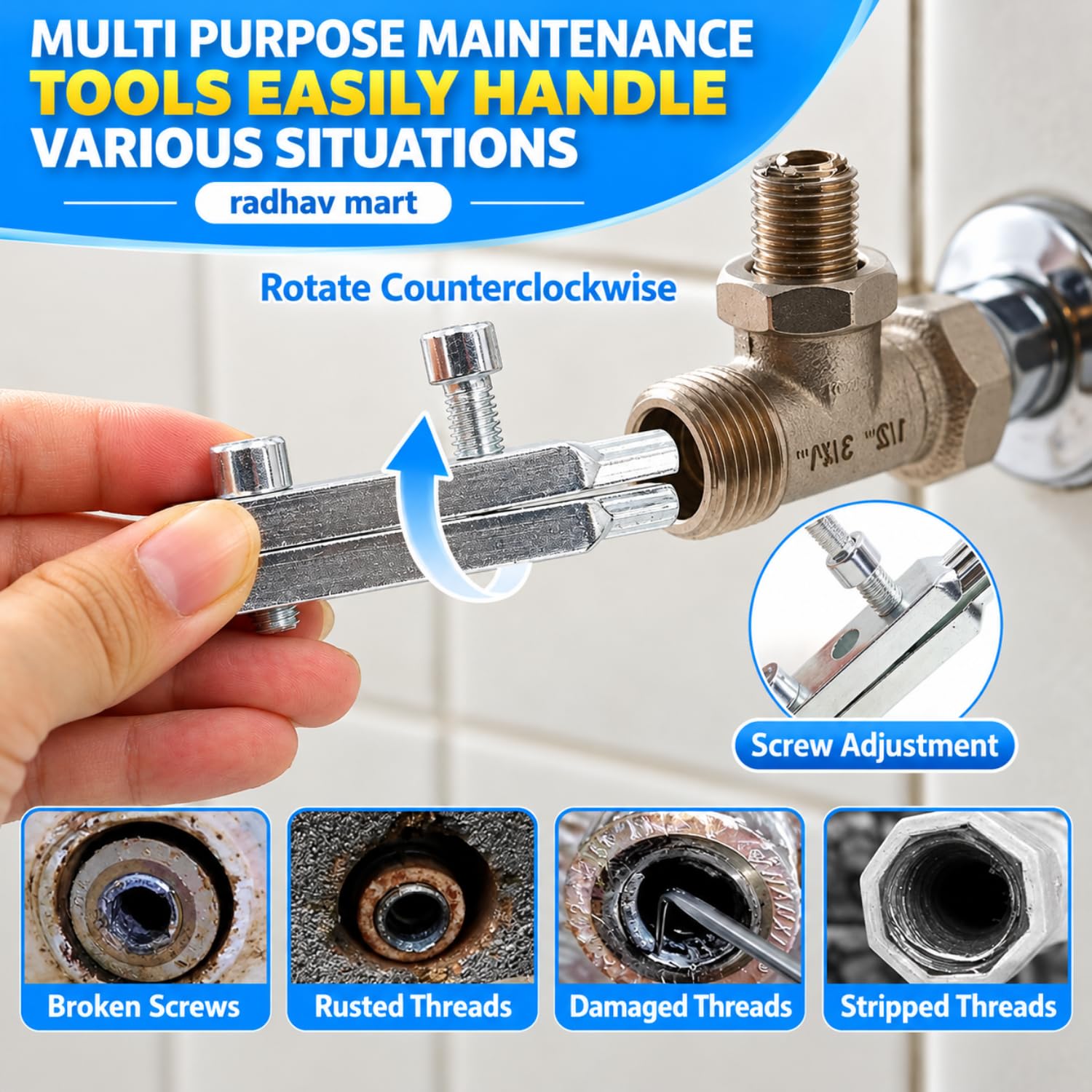 Fix Faucet Heads Easily - Broken Tap Remover -2