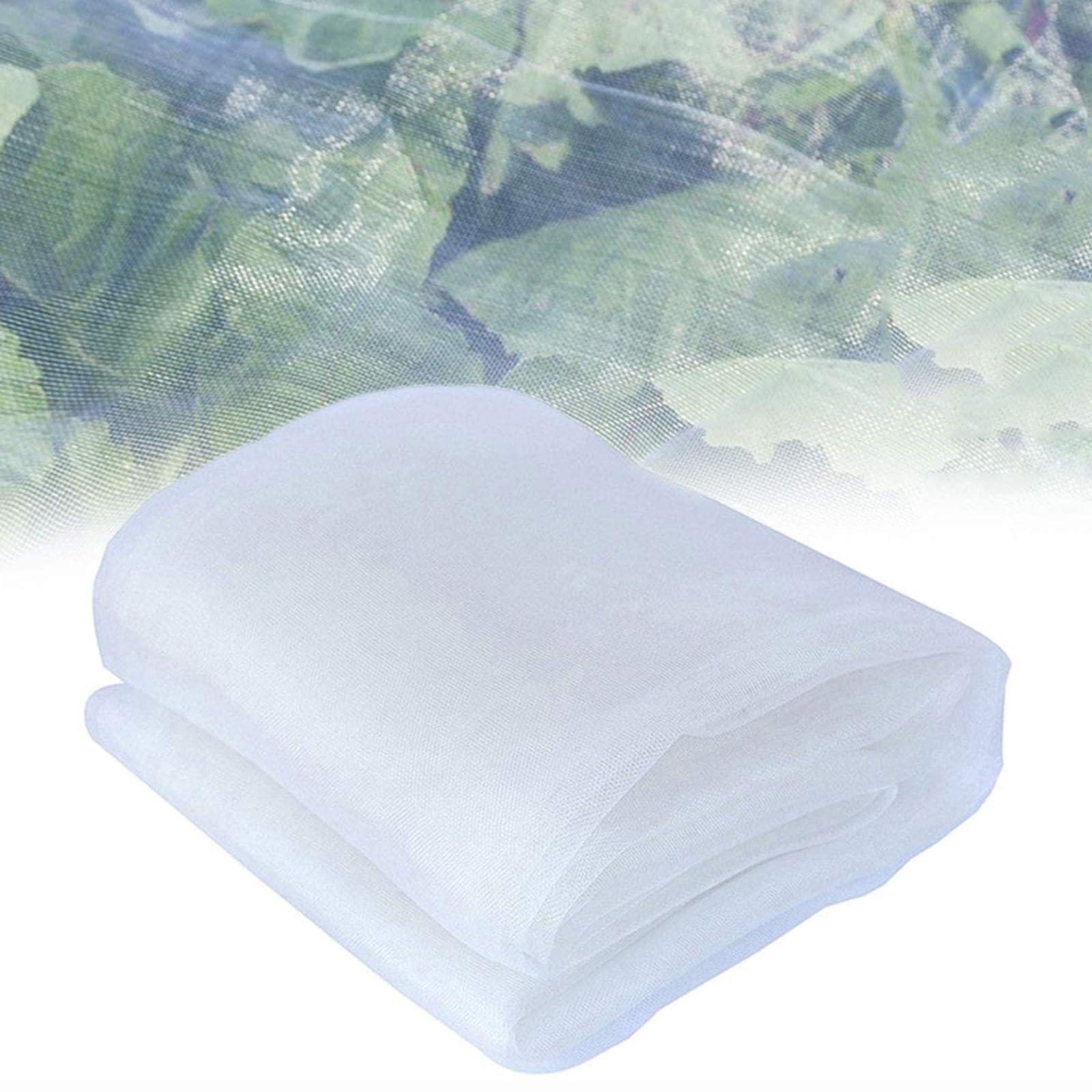 Aeveot One Color Garden Insect Netting For Veg Patch Fine Mesh, Anti Bird Butterfly Netting Insect Protection Net, Garden Vegetable Plant Protect Netting, Tunnel For Plants And Vegetables Crops(3X10m)
