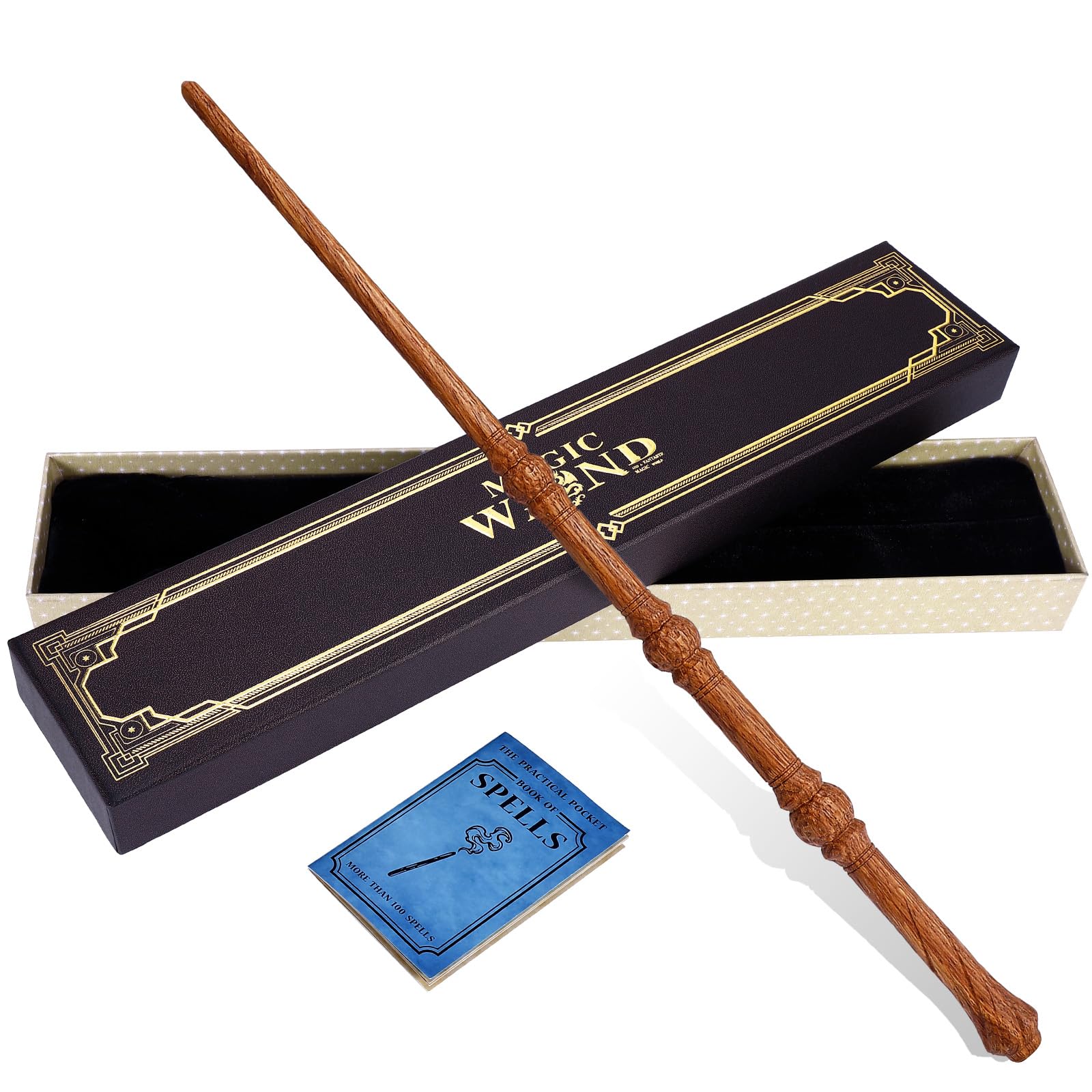 WANDS ガチャ マグネット コンプリートセット Amazon.com: Wooden Magic Wand Wizard Witch Wood Wands Hand