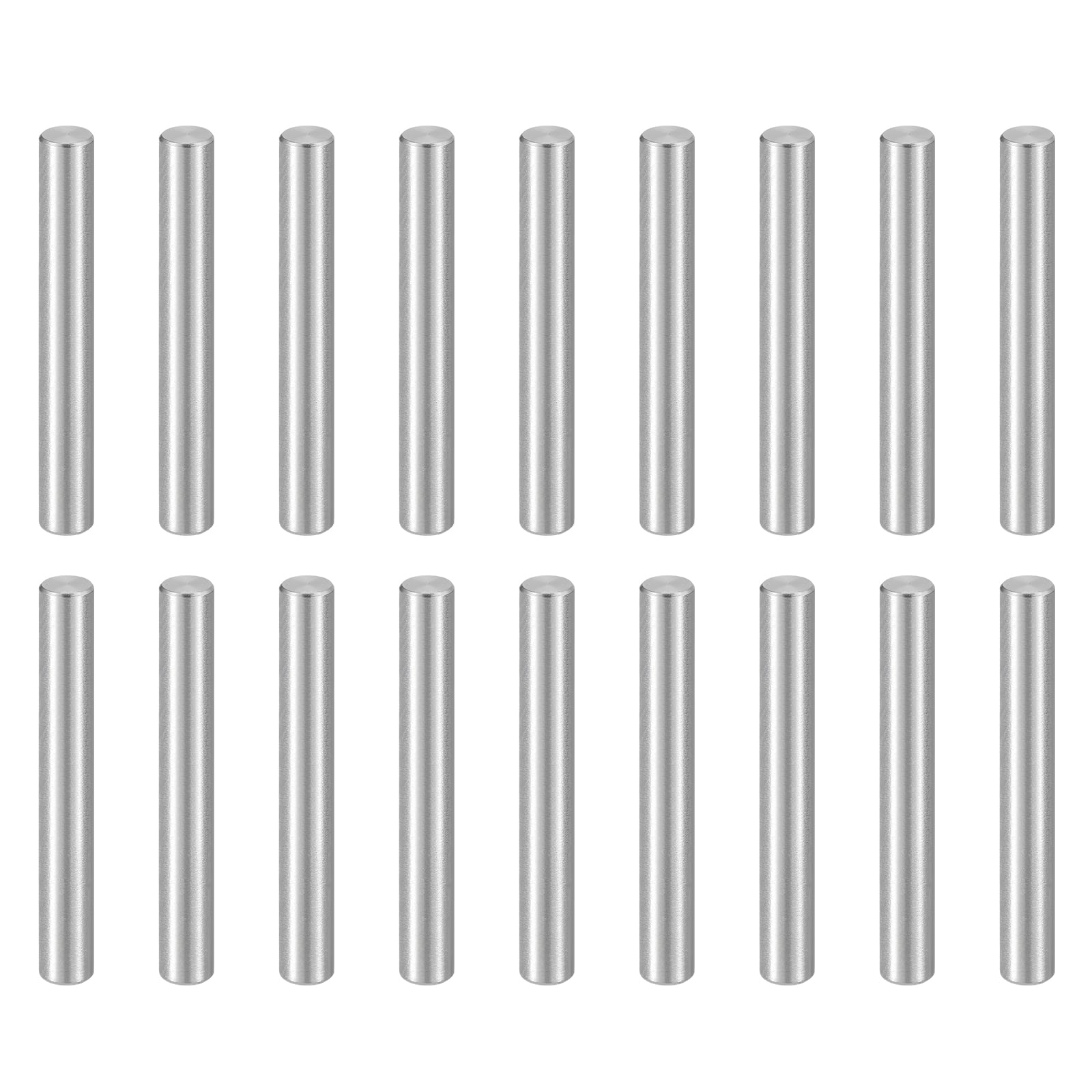 sourcing map 64Pcs M4 x 30mm Dowel Pin, 304 Stainless Steel Cylindrical Dowel Pins, Shelf Support Pegs Rod Fastener for Cabinet Furniture DIY Installation Industry Mechanical โ image 1