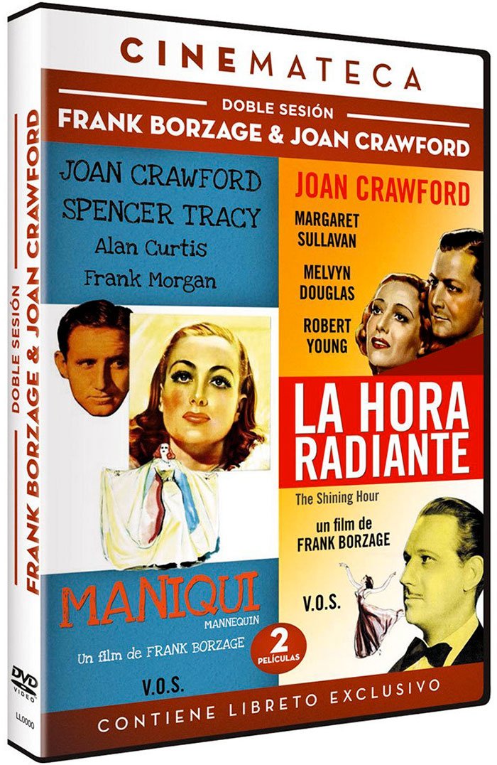 DVD Doble Sesión Frank Borzage Joan Crawford cine clásico para coleccionistas
