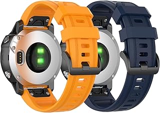 Fit for Garmin Fenix 6S Pro Watch Bands for Women Men, Fenix 5S Plus Band 20mm Quickfit Silicone Replacement Bands Accessory Wristbands Straps Bracelet Fit for Garmin Fenix 6S Sapphire