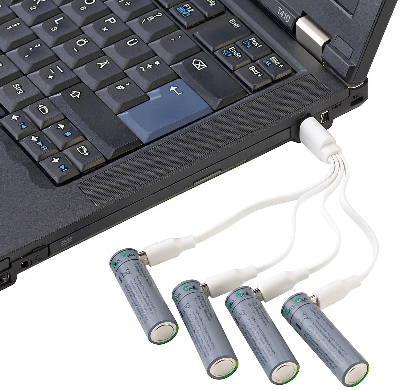 tka Köbele Akkutechnik Batterien USB: 16er-Set wiederaufladbare High-Capacity-Batterien Typ AA, 3.000mWh (Akkus Aa, Akku USB, RC)