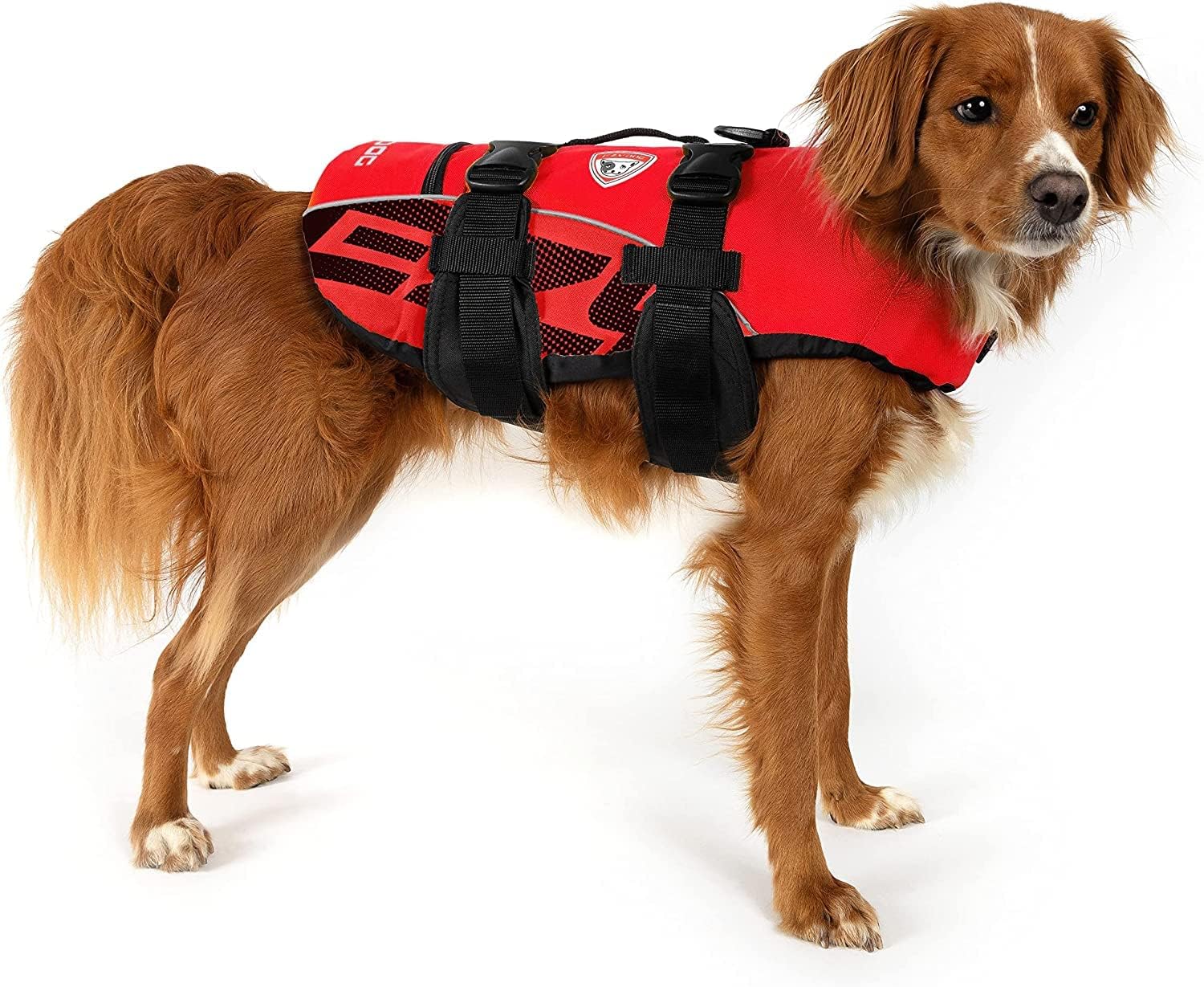 Dog Life Vest EzyDog DFD Life Jacket For Dogs XL Red With 50