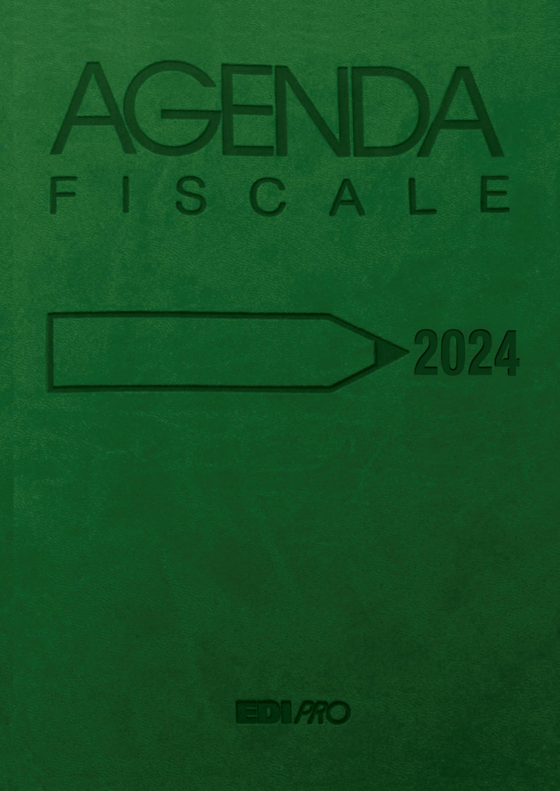 Edipro F.to Daily Tax Planner 17 x 24 Colour: Green