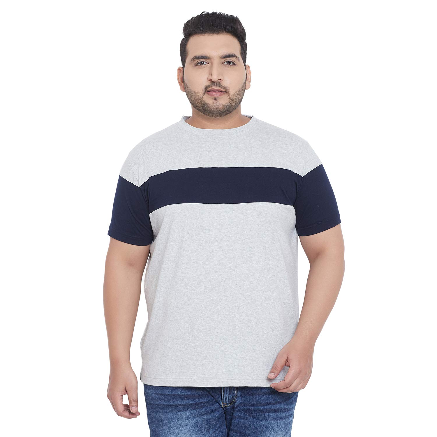bigbanana Plus Size Men's Regular Fit Round Neck-picture-16