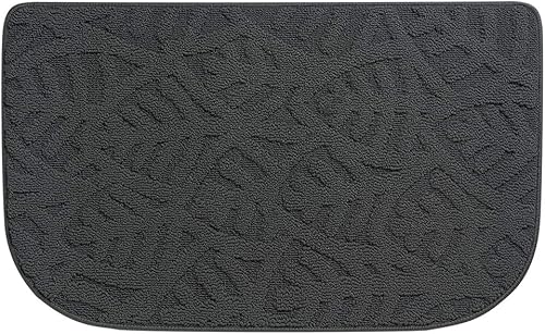 Miniatura 9 de VANZAVANZU Alfombras de cocina, paquete de 2 alfombras de cocina de 31"x19" pulgadas, alfombras de cocina redondas de media luna, diseñadas