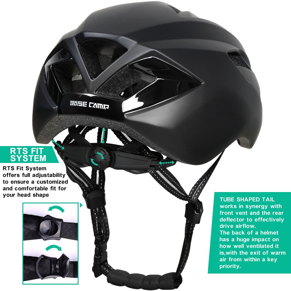 base camp adult bike helmet