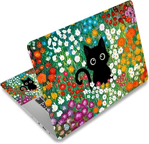 Miniatura 10 de Adhesivo para laptop de 12.1-15.6 pulgadas, calcomanía reutilizable universal de vinilo para laptop, protector de arte impermeable en color panal