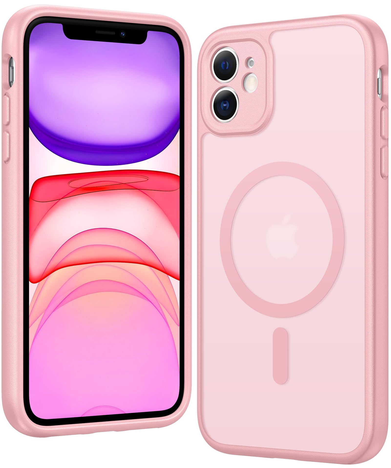 FNTCASE for iPhone 11 Case Clear Compatible with Magsafe Anti Yellowing | Magnetic Phone Cases, Military Grade Drop Protection, Rugged Shockproof Protective, Slim, Transparent Cell Cover
