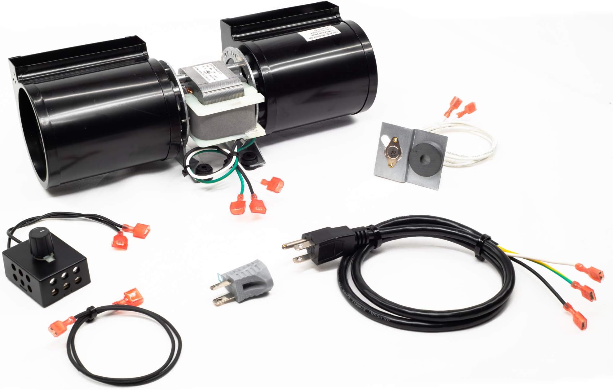 GFK-160 Fireplace Blower Kit for Heat N Glo, Hearth and Home, Quadra Fire, GTI, Fasco, Regency, Royal, Jakel, Nordica, Rotom | Ball Bearing, Quiet, High Air Flow