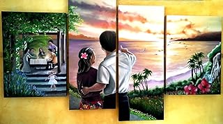 Hand-painted paintings, oil paintings on canvas, modern living room paintings, multi-panel