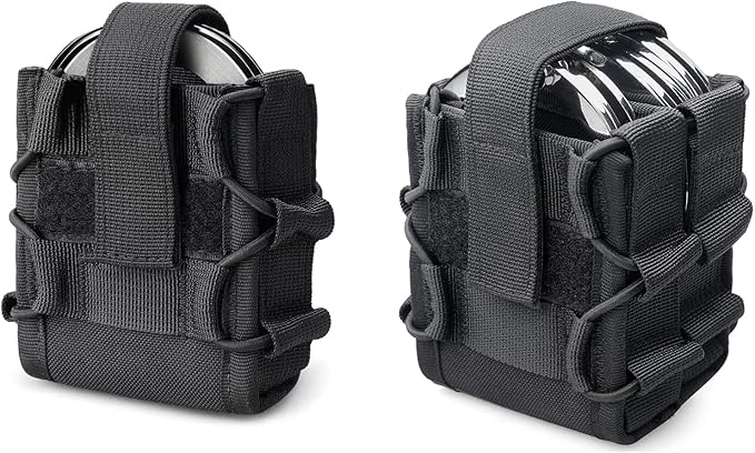 Handcuff Holster And Strap Kit - Duty Belt Pouch For Chain, Hinged & Folding Cuffs