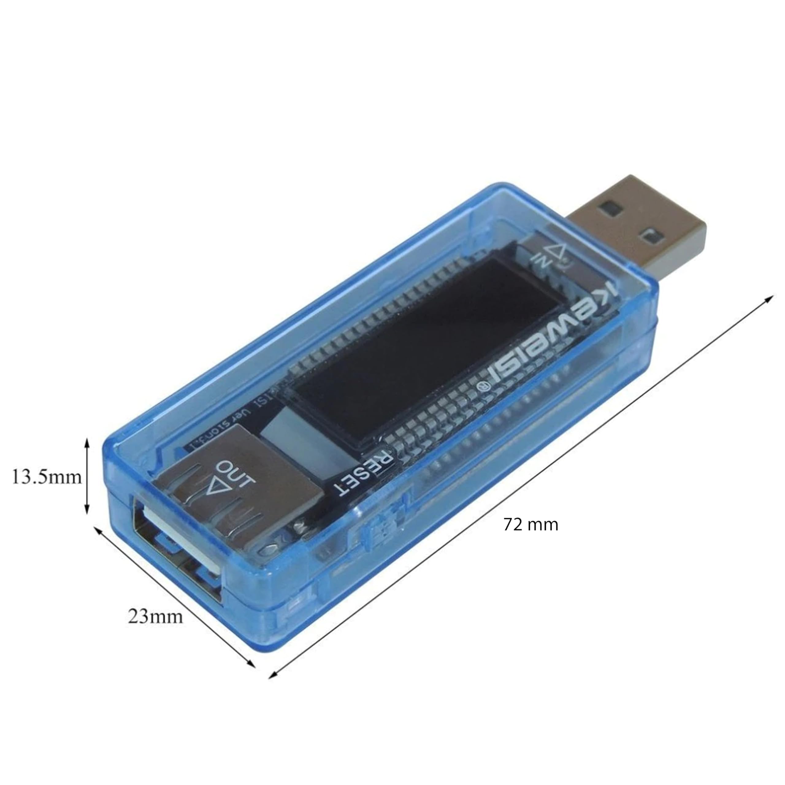 Retoo Wielofunkcyjny tester USB z wyświetlaczem LCD, 4 V – 20 V, cyfrowy miernik napięcia USB, woltomierz, amperomierz, detektor pojemności, ładowarka sieciowa, prąd A, napięcie V, pojemność mAh