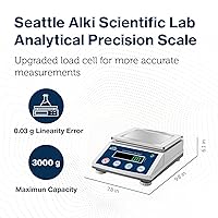 Vista 2 de Seattle Alki Scientific Lab Scale 105.82 oz x 0.00 oz Empresa USA Balanza de alta precisión para laboratorios