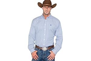 Mens Blue Western Shirts