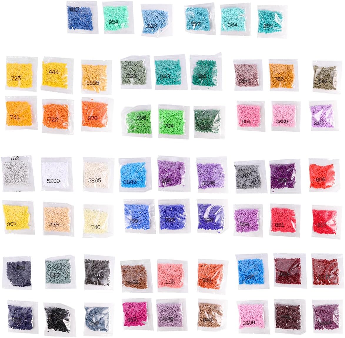 DRESSOOS 60pcs Flat Bottom Rhinestones Round Resin Cabochons for DIY Jewelry Crafting Embroidery Painting Supplies for Dress Making Costumes Bags Shoes Wedding Decorations