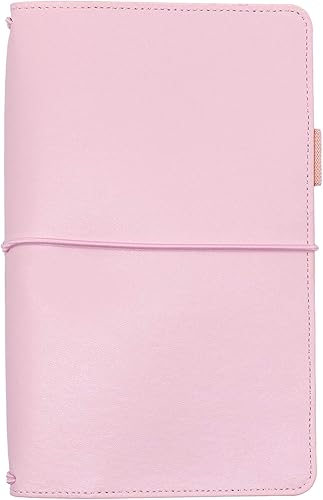 Miniatura 8 de Pukka Pad, Carpe Diem Refillable Travelers Notebook Cover  Faux Leather Portfolio with Blank and Lined Notepads  Includes 6 Pockets, Pen Loop, and