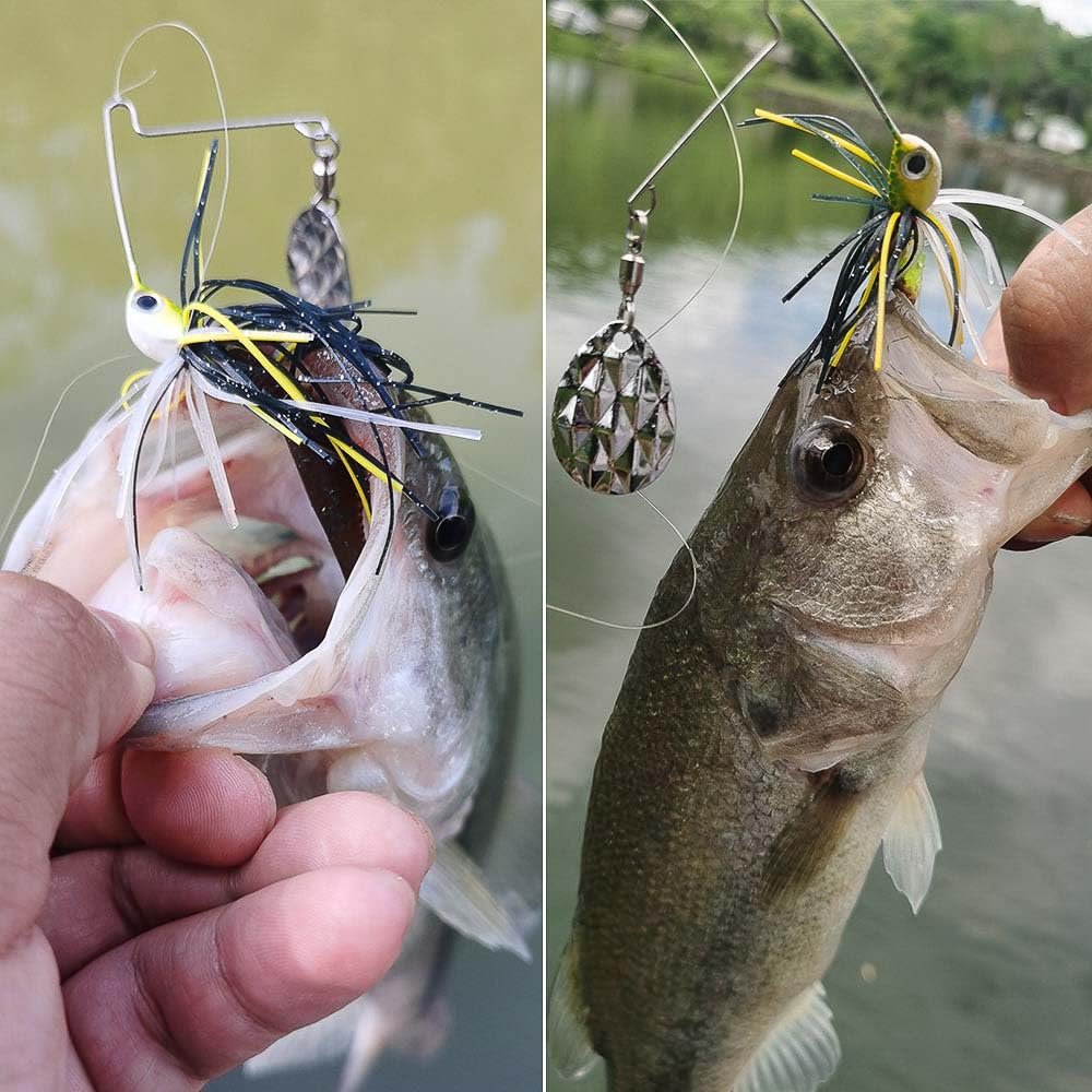 bass lures colorado Amazon.com : Mini-Spinner-Baits-for-Bass-Fishing-Lures-Colorado-Spinnerbait-Top-Water-Micro-Spinner-Smallmouth-Pan  Fish Bait Crappie Lure Sets 1/8 1/4oz : Sports & Outdoors