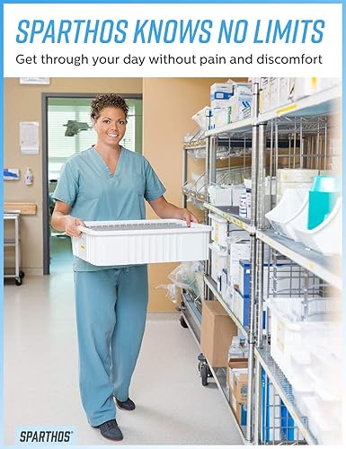 Miniatura 5 de Sparthos Manga de compresión de arco  Soporte de apoyo para fascitis plantar  Soporte de pie y pies, alivio del dolor de tobillo, férula nocturna