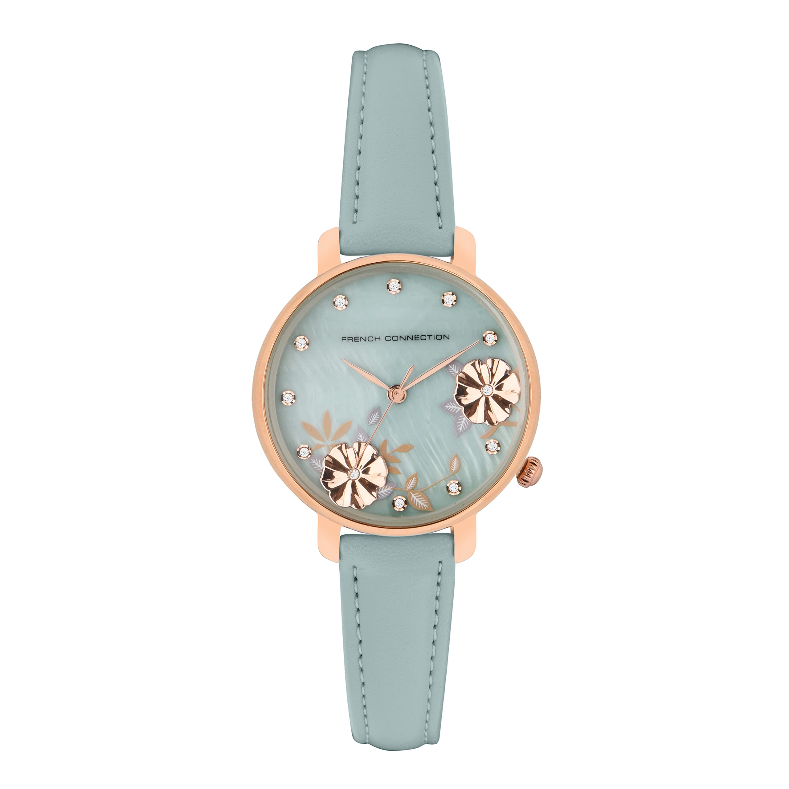 French Connection Analog Blue Dial Womens Leather Watch-Fc21Lu (B09HBGCVFW) Amazon Price History, Amazon Price Tracker