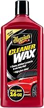 Meguiar's Cleaner Wax - Liquid Car Wax, Cleans, Polishes and Protects Your Vehicle - Easy to Use, Long-lasting Shine - 16 Oz