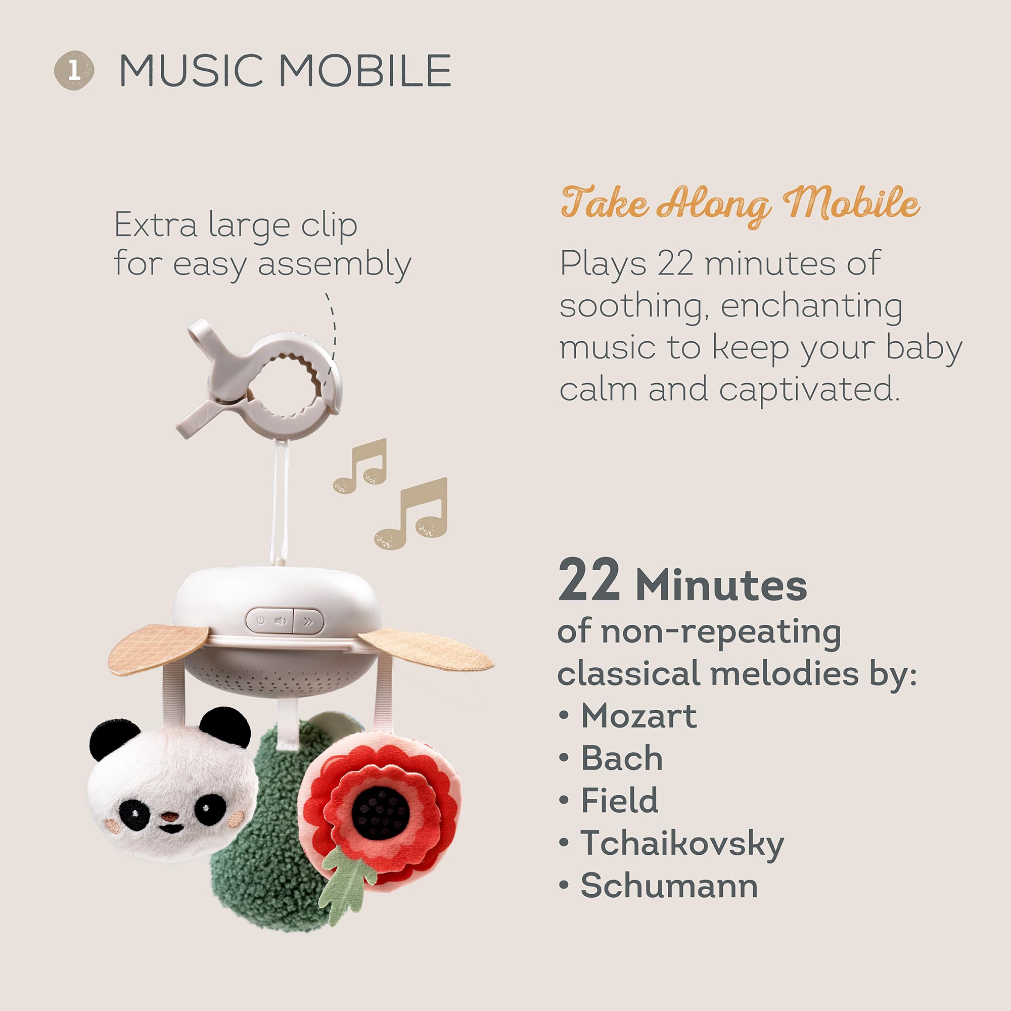 Taf Toys Luxus Neugeborenes Girt Set Baby Sensory Box Cotton Bamboo Swaddle Take Along Musical Mobile Bear Soft Toy & Silicone Beißring New Welcome Baby Geschenk Neugeborenes Baby Junge Mädchen
