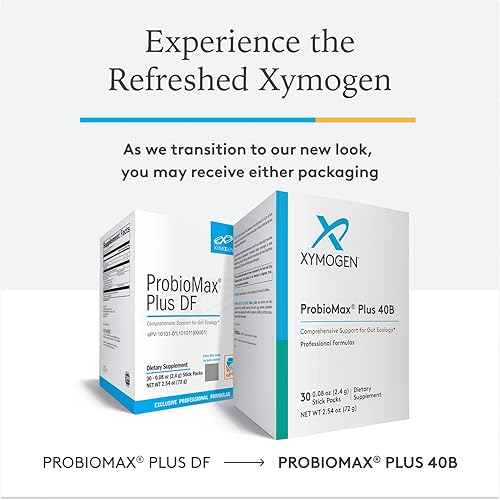 Miniatura 2 de XYMOGEN ProbioMax Plus 40B - Suplemento probiótico en polvo - Probióticos sin lácteos para la salud digestiva - Saccharomyces boulardii,