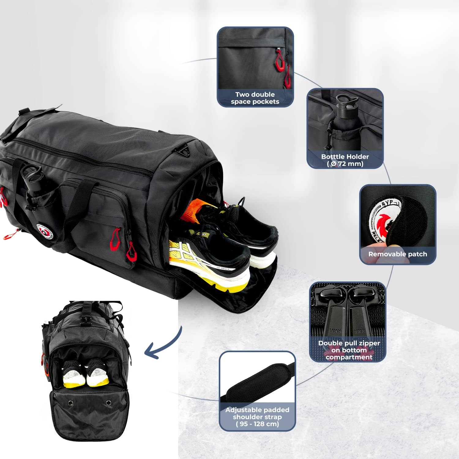 Buy Sport Bag 3 in1 Large Travel Duffle 