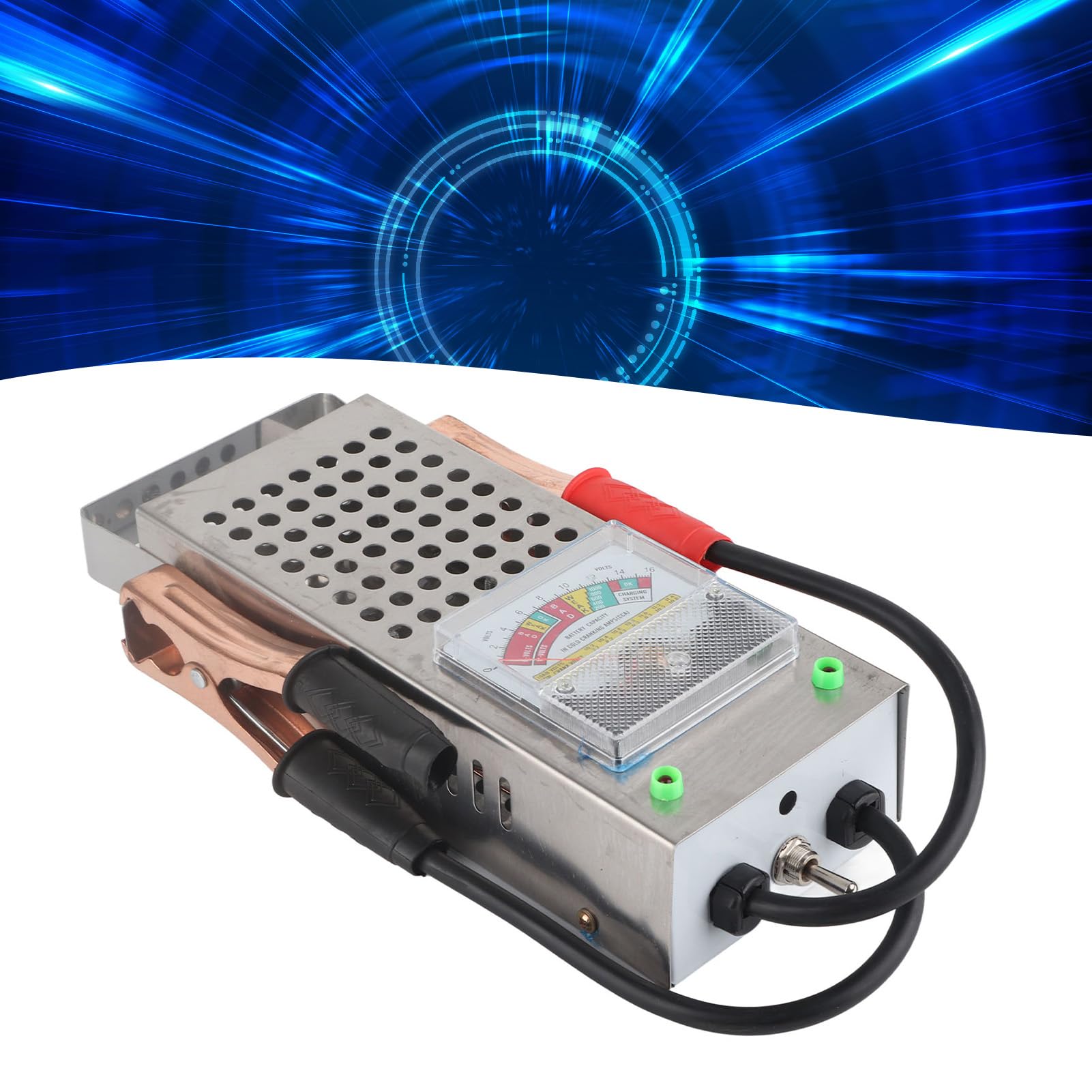 Bediffer Analizzatore di Carico Automobilistico per Tester per Batterie per Auto da 12 V, Dimensioni Portatili, Comodo da Usare
