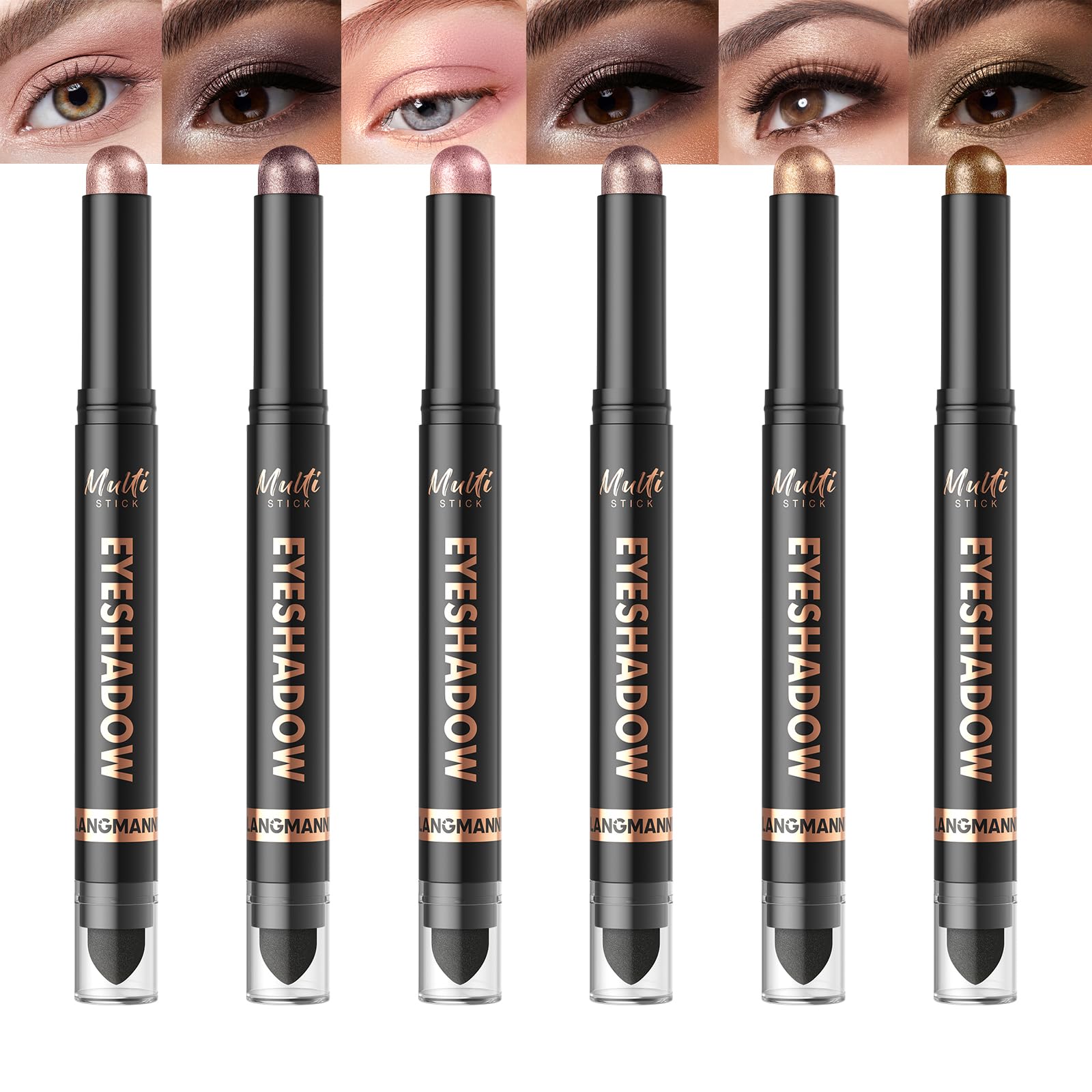 LANGMANNI 8 Color Eyeshadow Stick Set -18