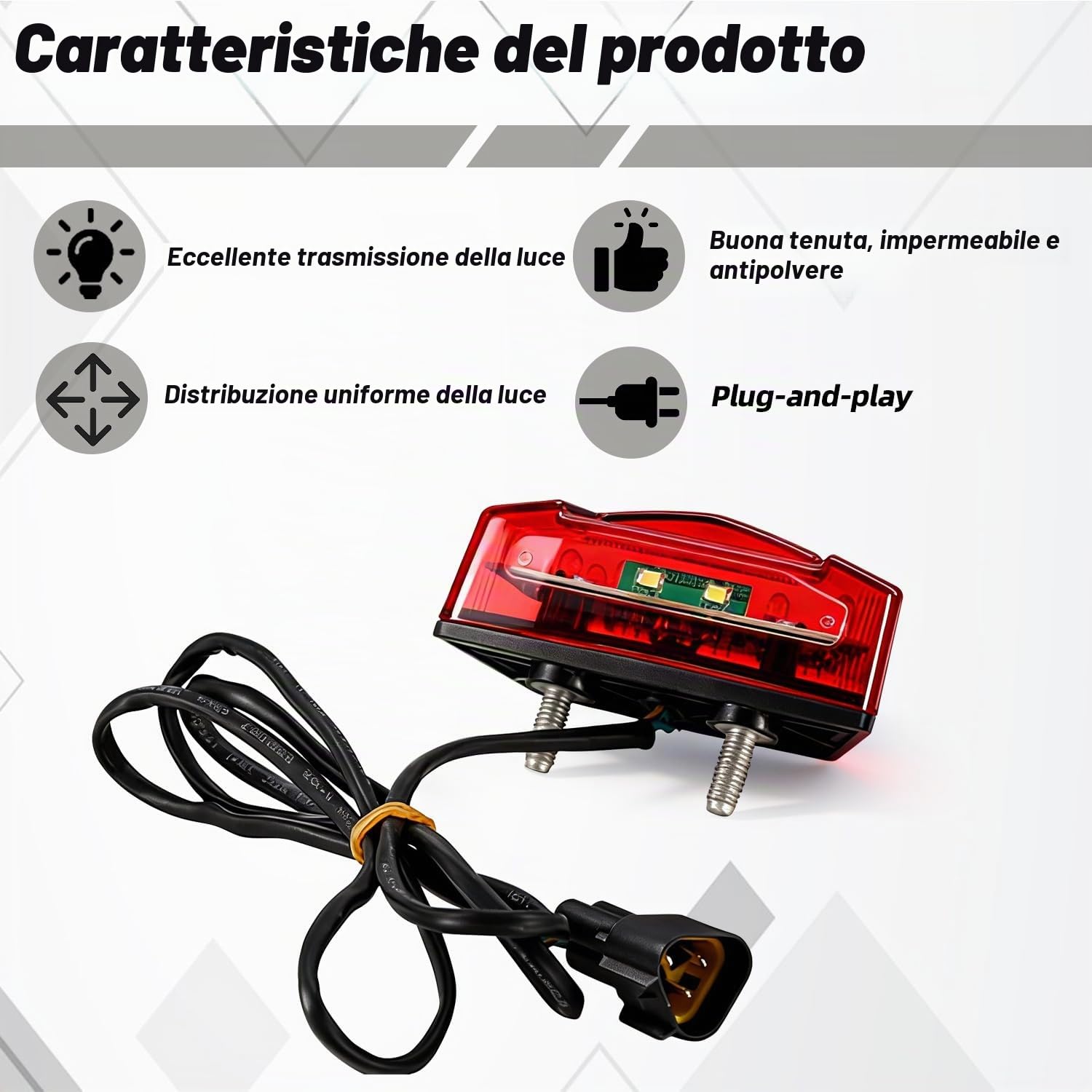 Luci Posteriori Freno Moto,per Talaria Sting