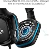logitech g432 wired gaming headset 7.1 surround sound dts headphone: x 2.0 boom microphone with flip mute ear pads with artificial leather pc / mac / xbox one / ps4 / nintendo switch black