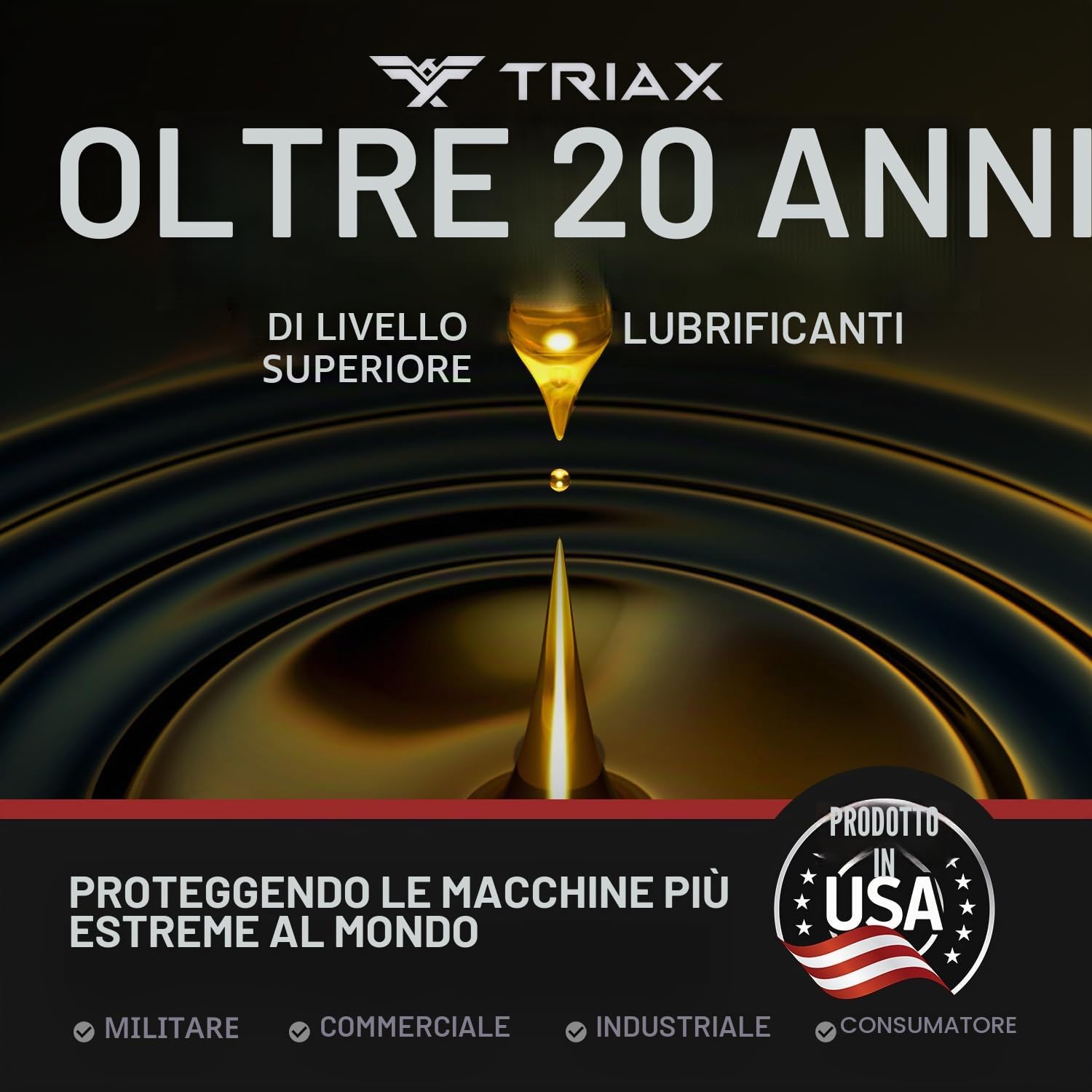 TRIAX Euro VX SAE 5W-30 Olio Motore Sintetico PAO Ester - Motori Benzina e Diesel con DPF e SCR ACEA C3 API SP VW/Audi 504.00 507.00 502.00 505.01 BMW LL-04 MB 229.51 229.31 Porsche C30