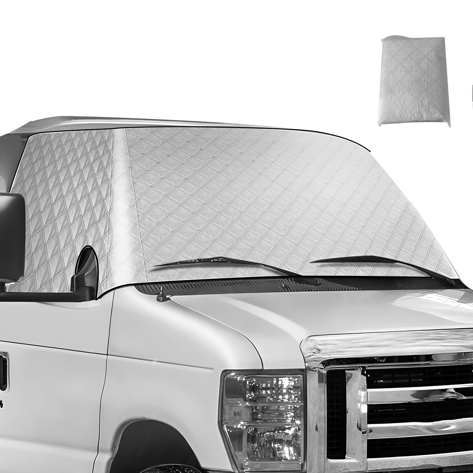 Windschutzscheibenabdeckung für VW T6, Thermoabdeckung, Schnee-Abdeckung, wasserdicht, staubdicht, Sonne, UV, Schnee, EIS, Frost für VW T6 2016–2022
