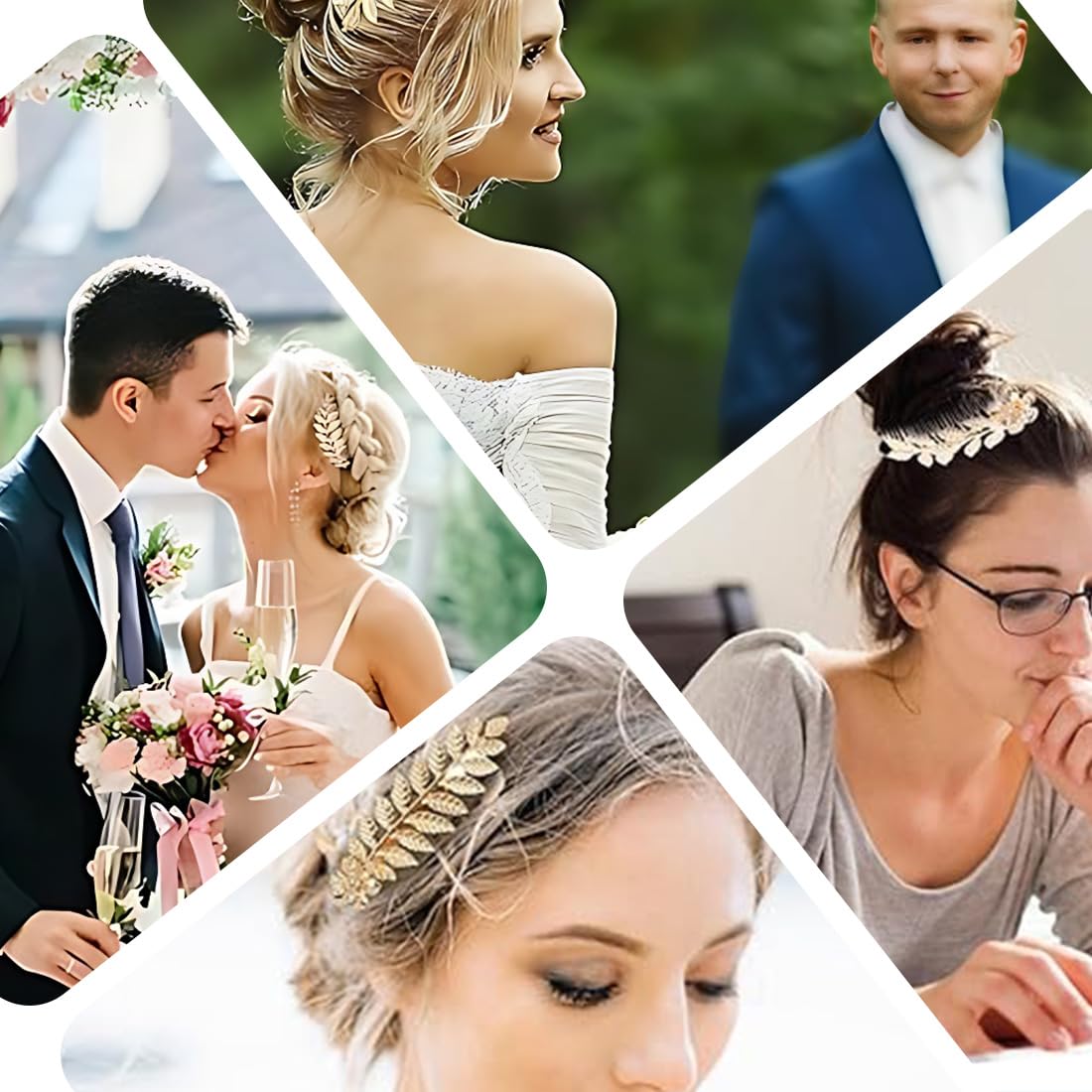 3 Piezas Peinetas Para El Pelo, Tocados De Pelo Boda, Peineta Flamenca, Mantilla Peineta, Peine Con Hoja Hermoso Y Encantador, Ideal Para Diseñar Peinados En Damas