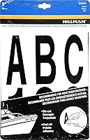 Vista 1 de The Hillman Group - Juego de letras y números troquelados de 1 pulgada, 847015