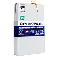 Utopia Bedding Coprimaterasso Impermeabile 140 x 200 x 30 cm con Cerniera