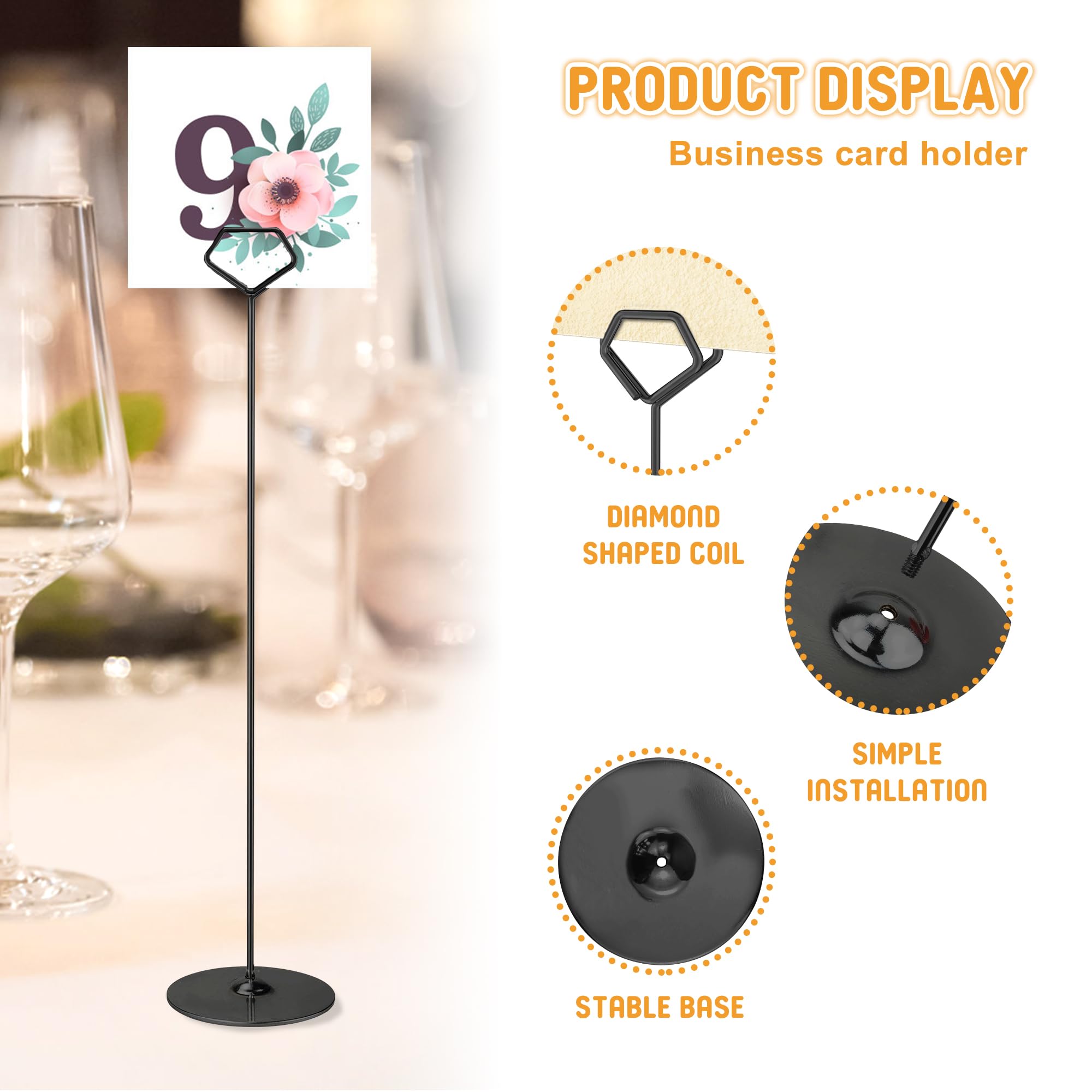 Lot De 30 Porte Nom Table, Porte Menu Support Photo Pince Carte Pour Deco Marriage Noël Banquet Fête Saint Valentin Label - Beaux-Arts Et Loisirs Créatifs